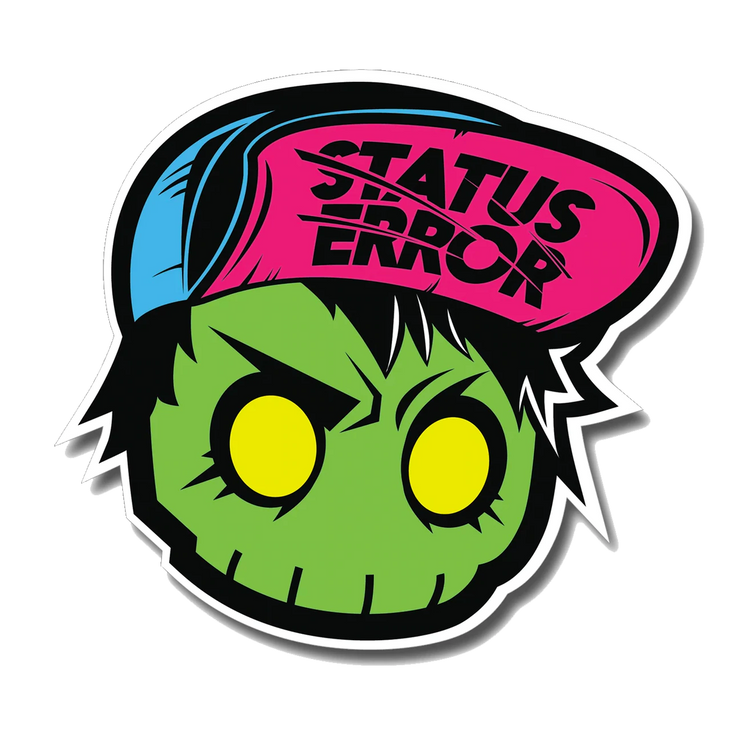 Status Error New Skull Sticker - JDMapproved.de