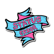 Status Error Ice Cream Ribbon Mini Sticker - JDMapproved.de